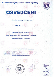 Osvědčení Komory daňových poradců ČR