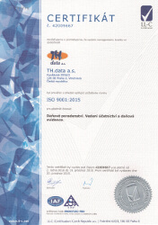 Certifikát ISO 9001